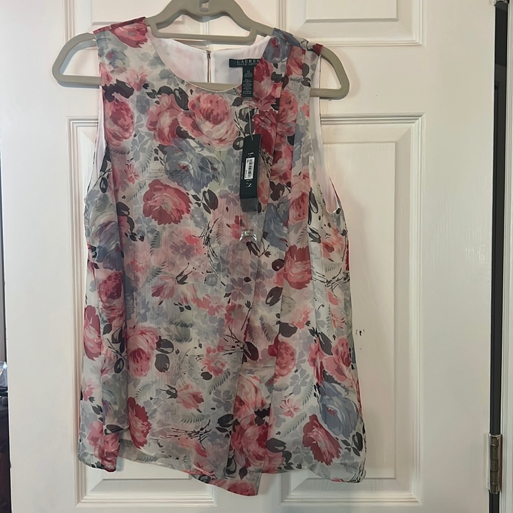 NEW Ralph Lauren floral top